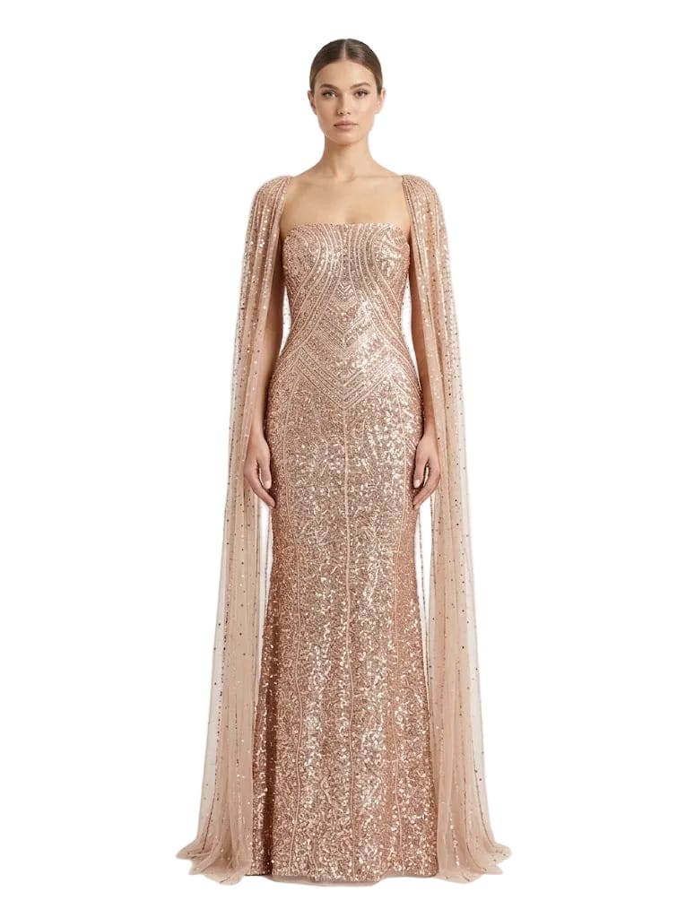 jovani dresses Jovani 52485 - Champagne