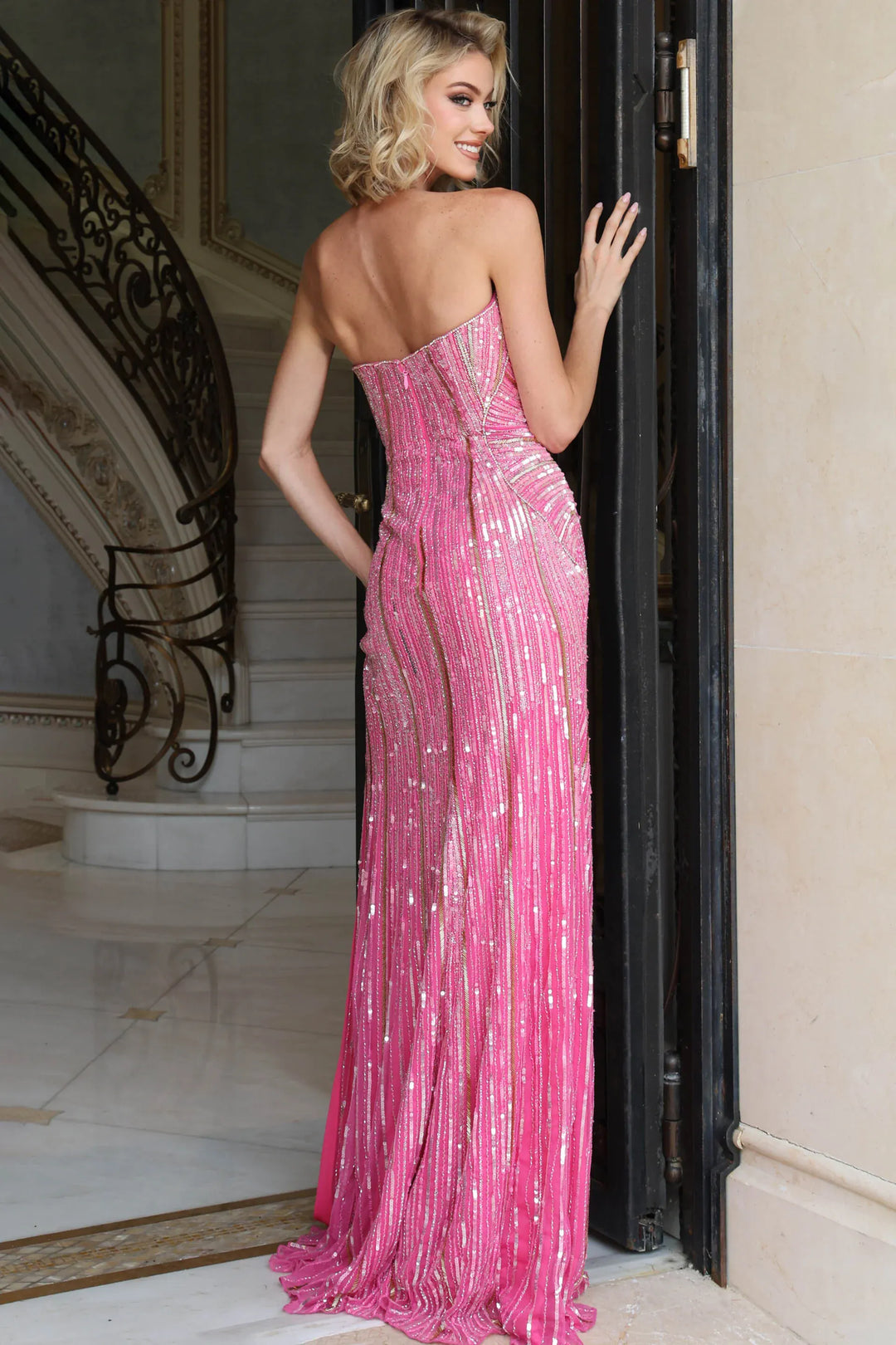 jovani dresses Jovani 52534 - Pink Gold