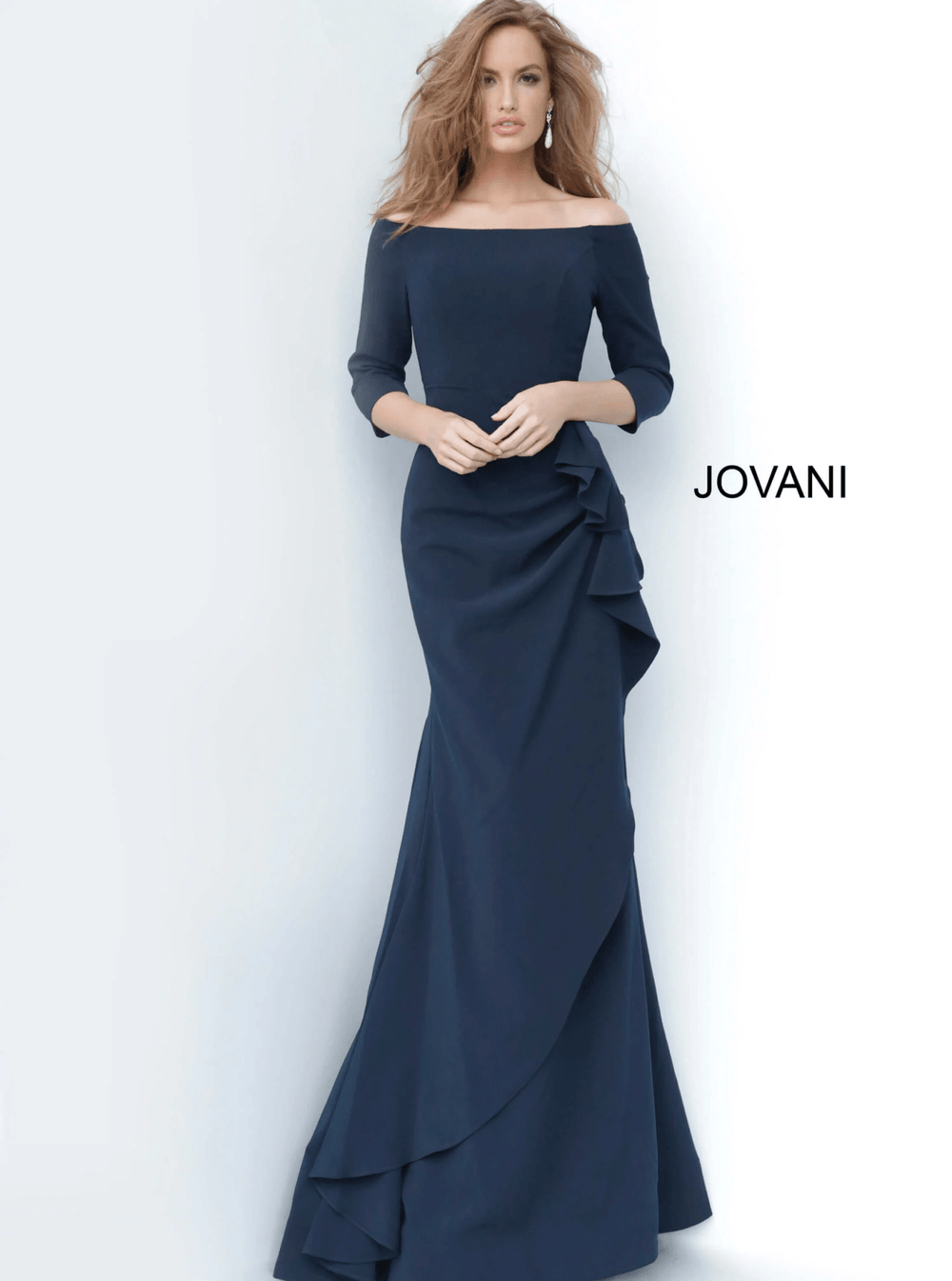 JOVANI - JVN00446 - NAVY - riyadhdress