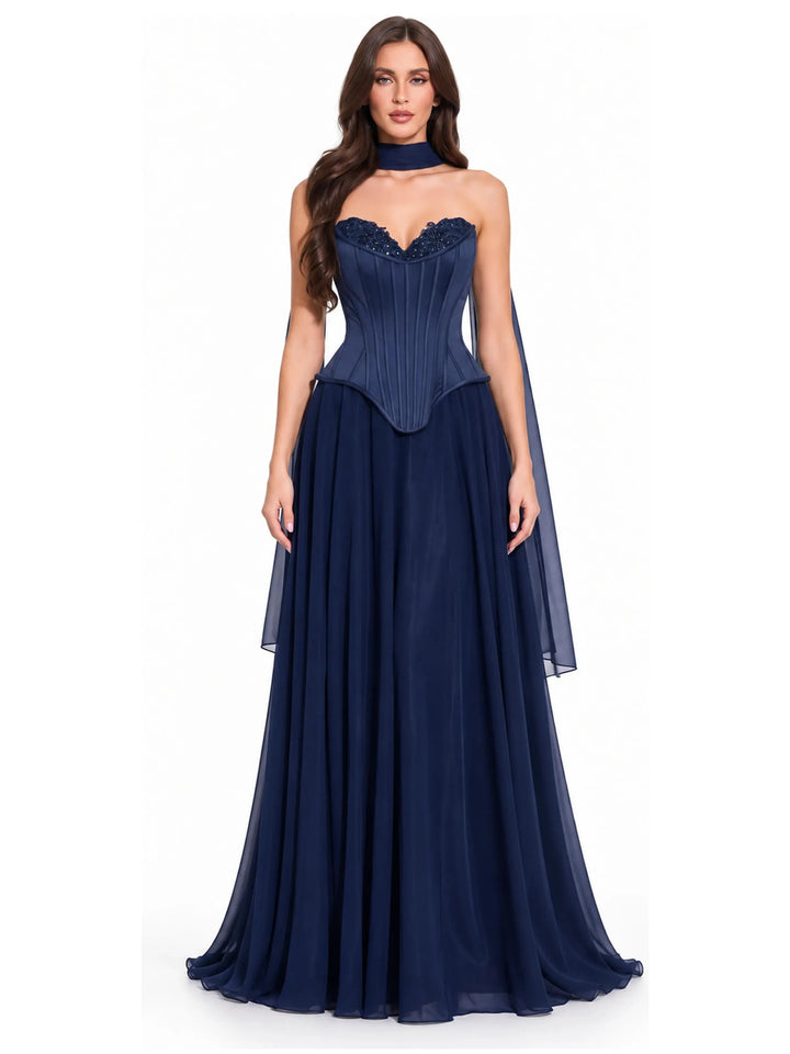 LaDivine dresses LaDivine - J891 - Navy