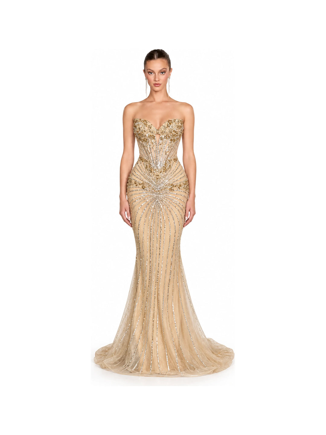 LaDivine dresses LaDivine - KV1139 - Gold