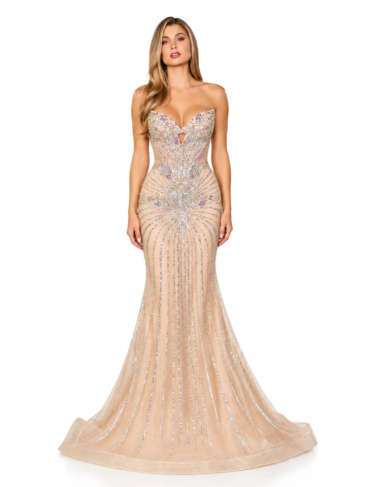 LaDivine dresses LaDivine - KV1139 - Nude