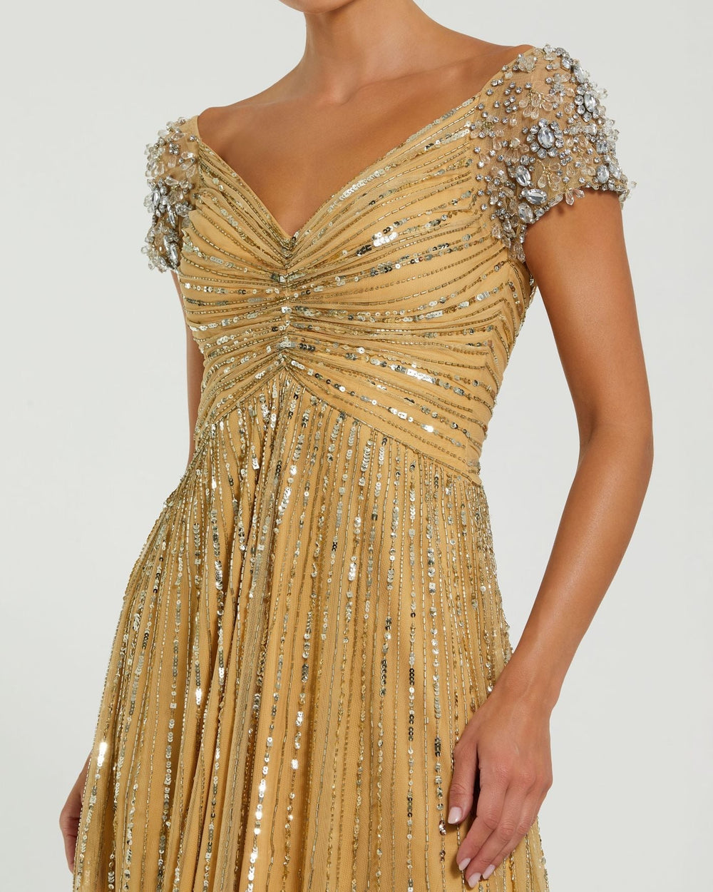 MAC DUGGAL - 23042 - GOLD - riyadhdress