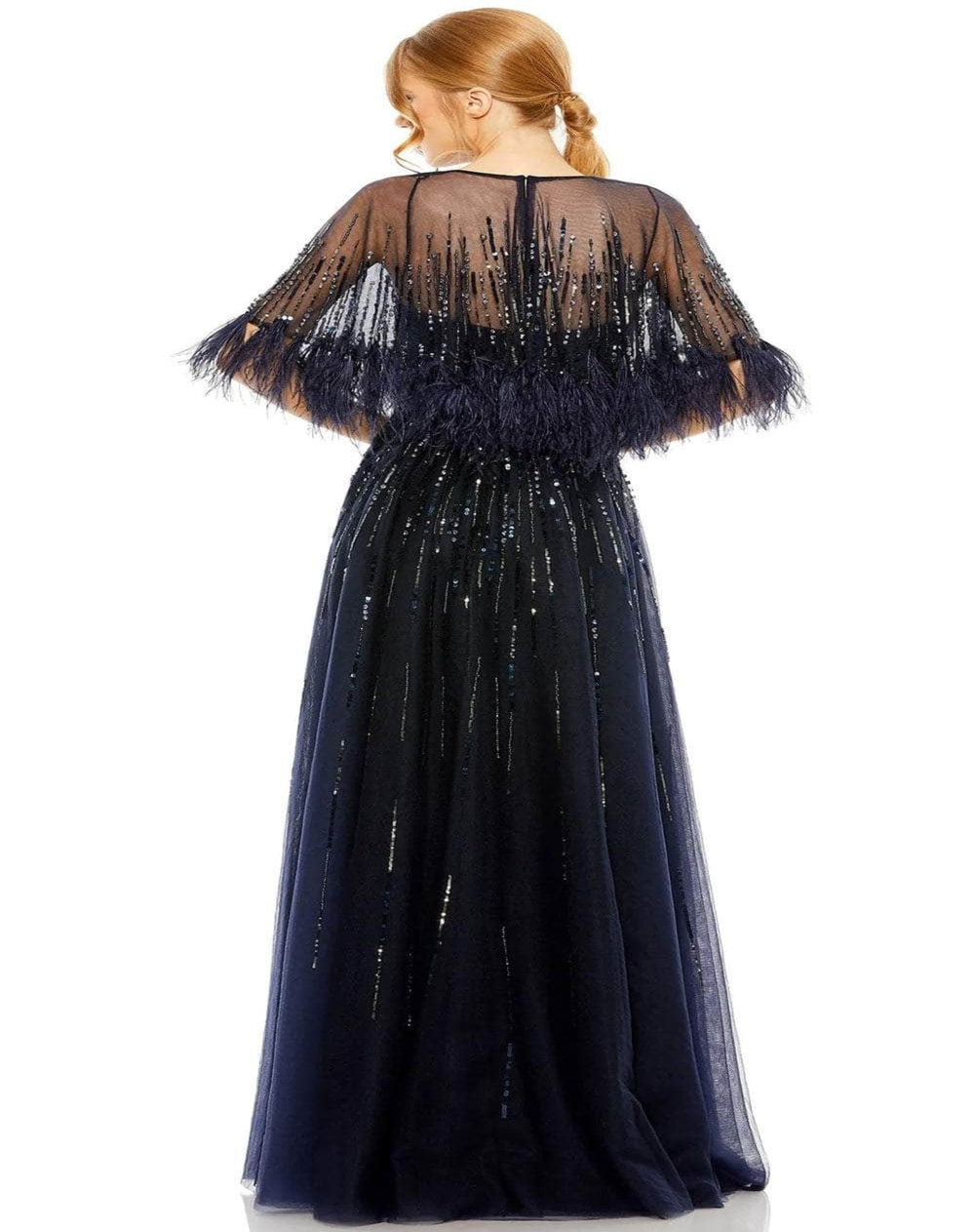 MAC DUGGAL - 42098 - NAVY - PLUS - riyadhdress