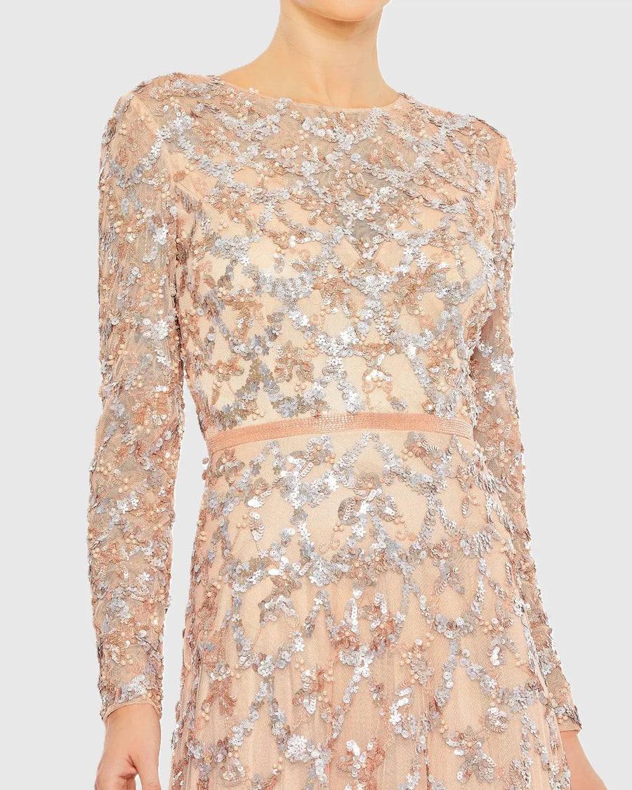 MAC DUGGAL - 5496 - Blush - riyadhdress