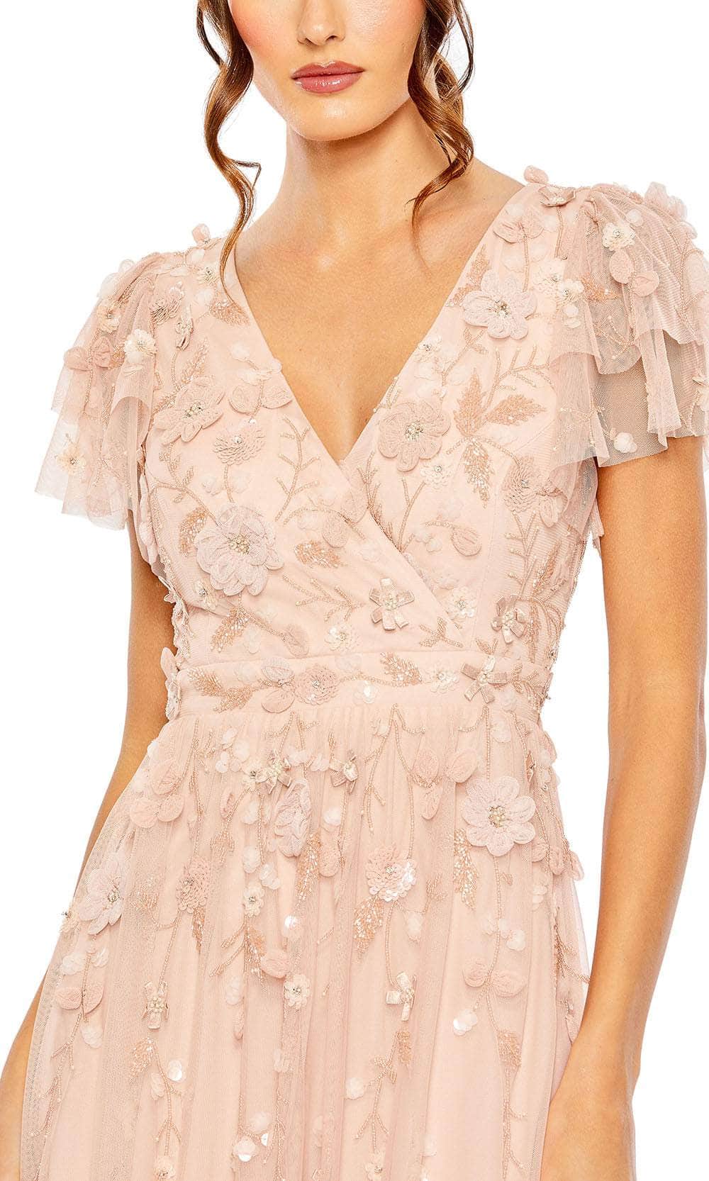 Mac Duggal -9189-Blush Mac Duggal