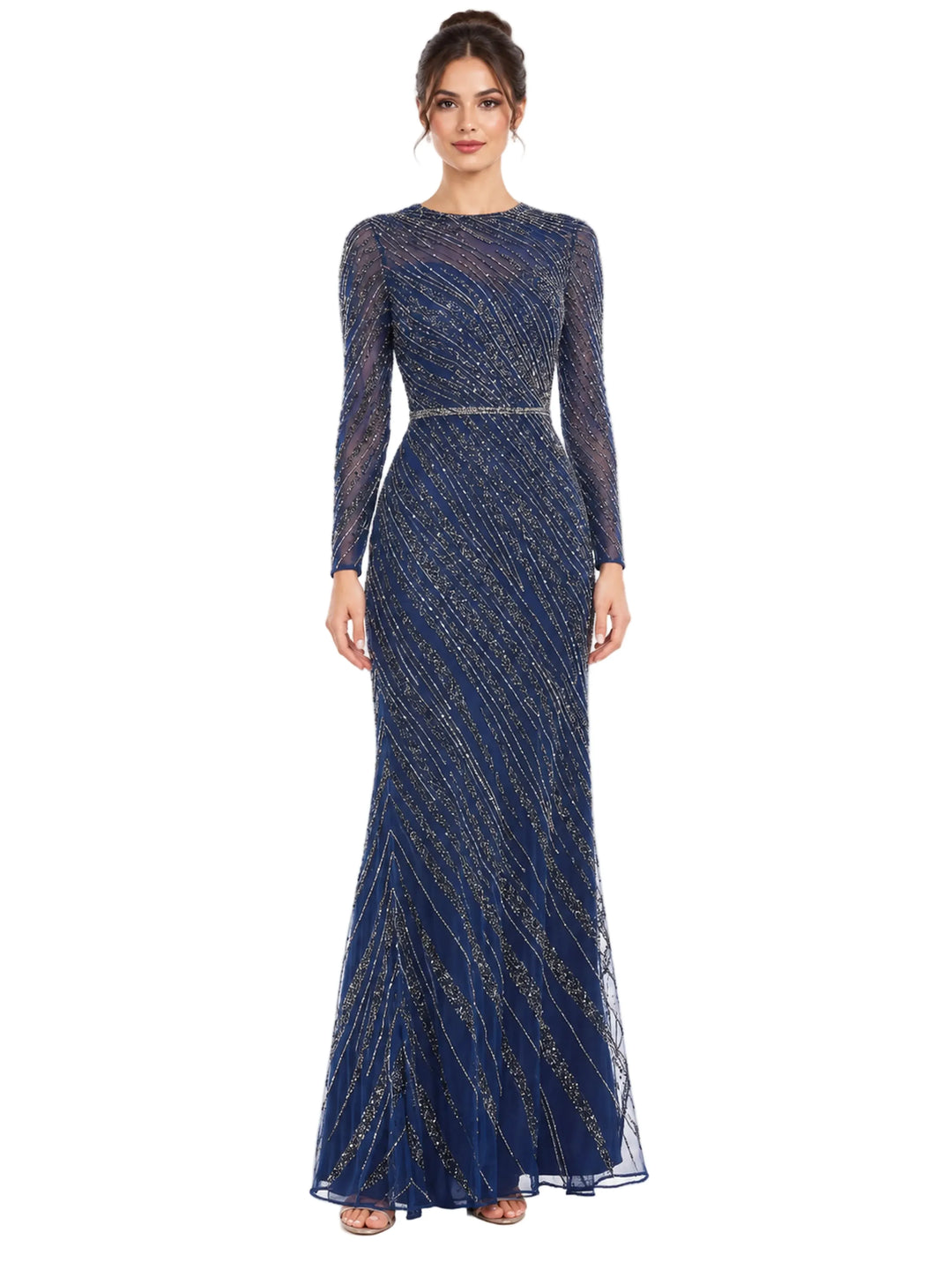 Mac Duggal dress MAC DUGGAL- 5240 -navy-plus