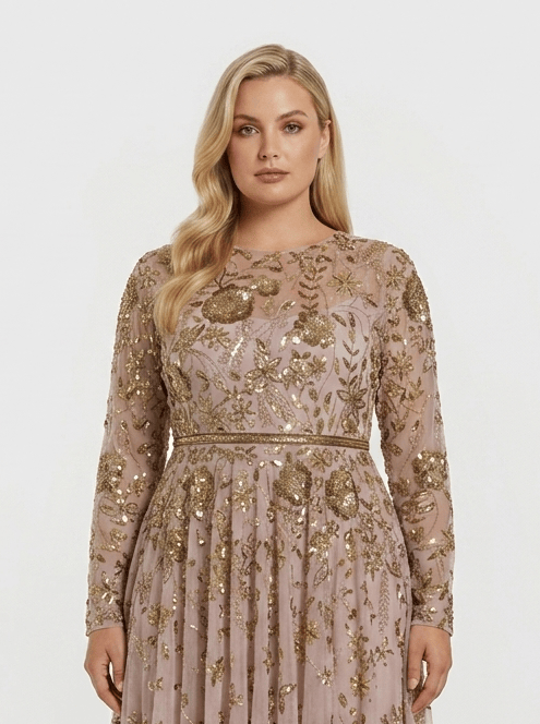 Mac Duggal dress Mac Duggal-6182-mocha-plus