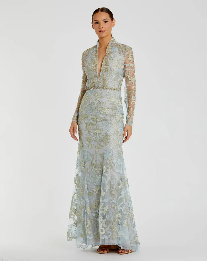 Mac Duggal dresses Mac Duggal-11165-powder blue