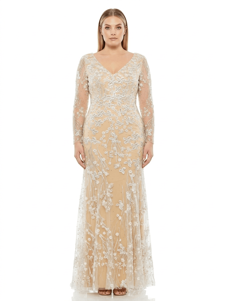 Mac Duggal dresses Mac Duggal-70239-nude-plus