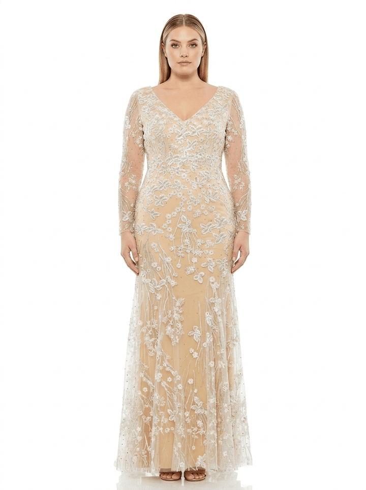 Mac Duggal dresses Mac Duggal-70239-nude-plus