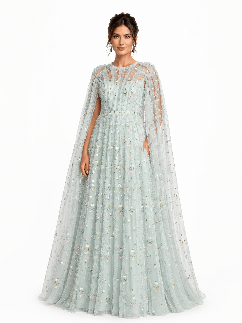 Mac Duggal dresses Mac Duggal-8444-Seafoam Multi