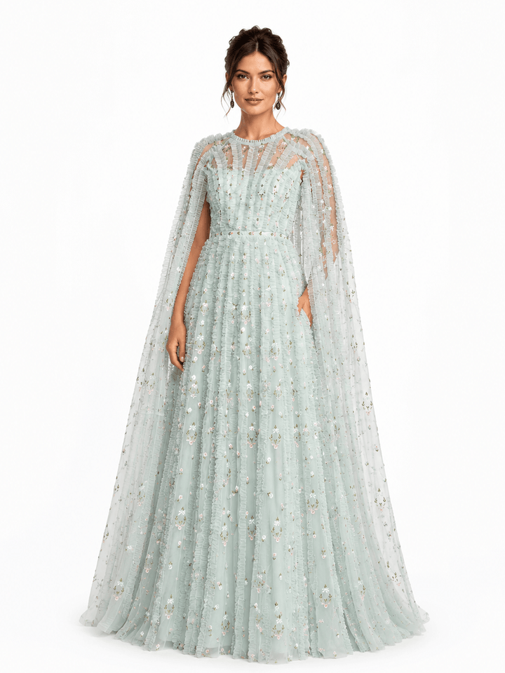 Mac Duggal dresses Mac Duggal-8444-Seafoam Multi