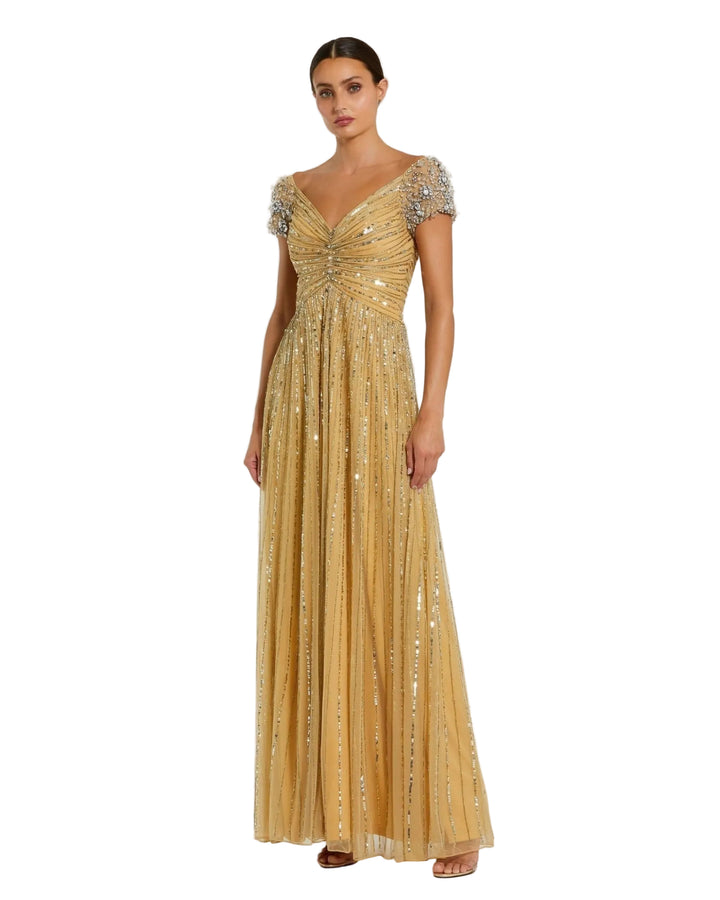 Mac Duggal Mac Duggal -23042- Gold