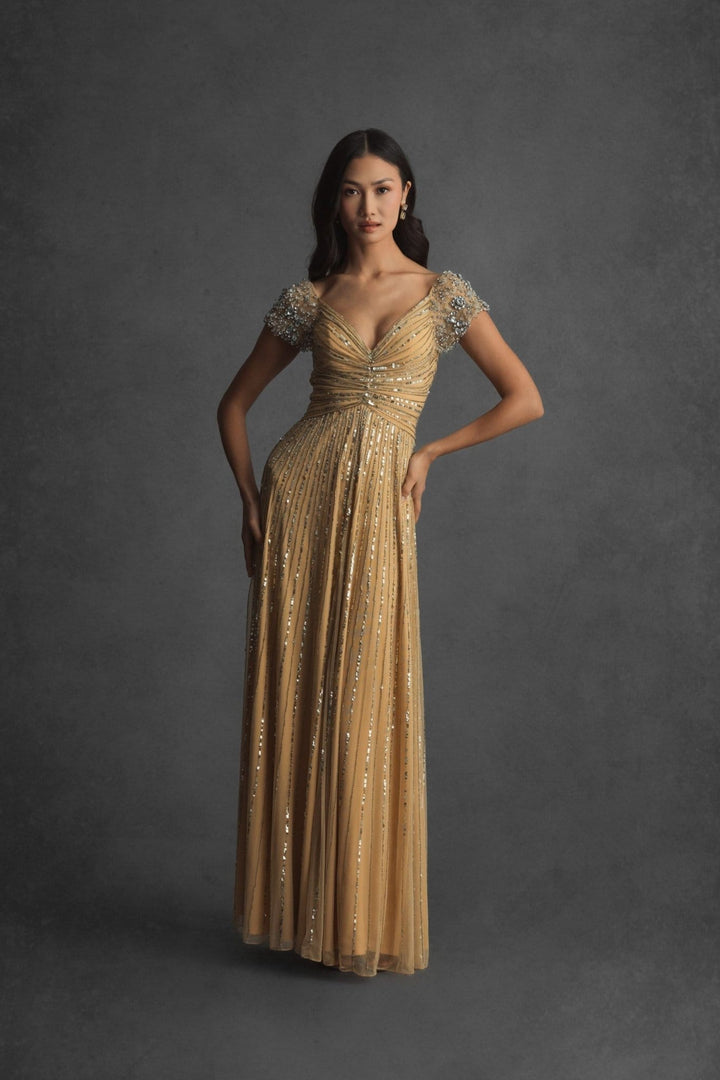 Mac Duggal Mac Duggal -23042- Gold