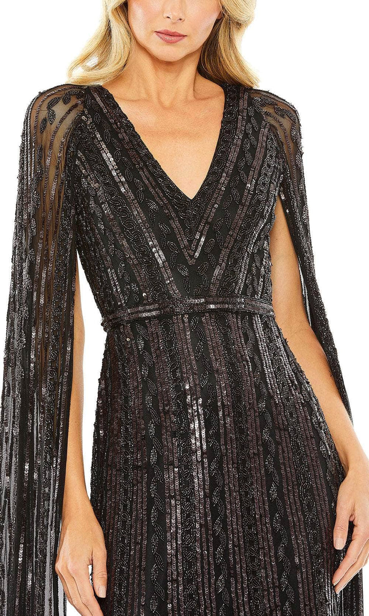 Mac Duggal Mac Duggal-5915-Black Berry-Plus