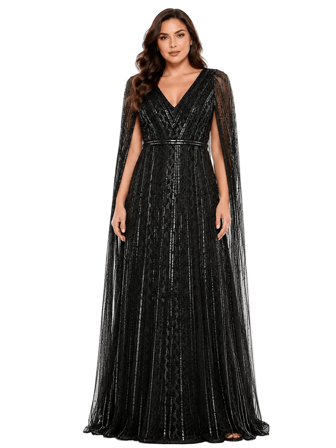 Mac Duggal Mac Duggal-5915-Black Berry-Plus