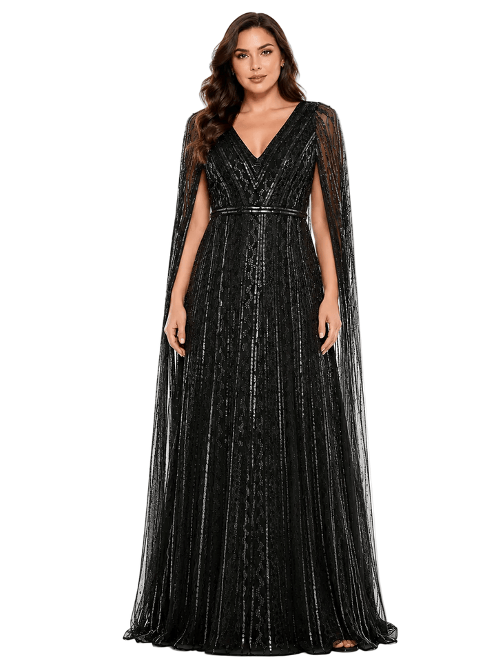 Mac Duggal Mac Duggal-5915-Black Berry-Plus