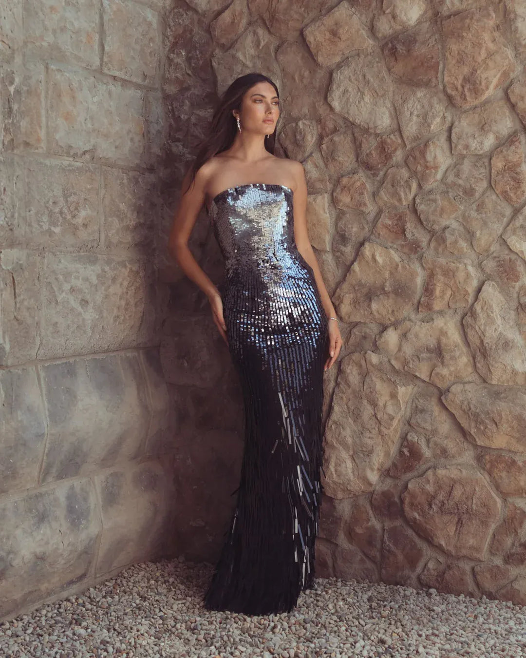Mac Duggal Mac Duggal - 6265 -  silver black