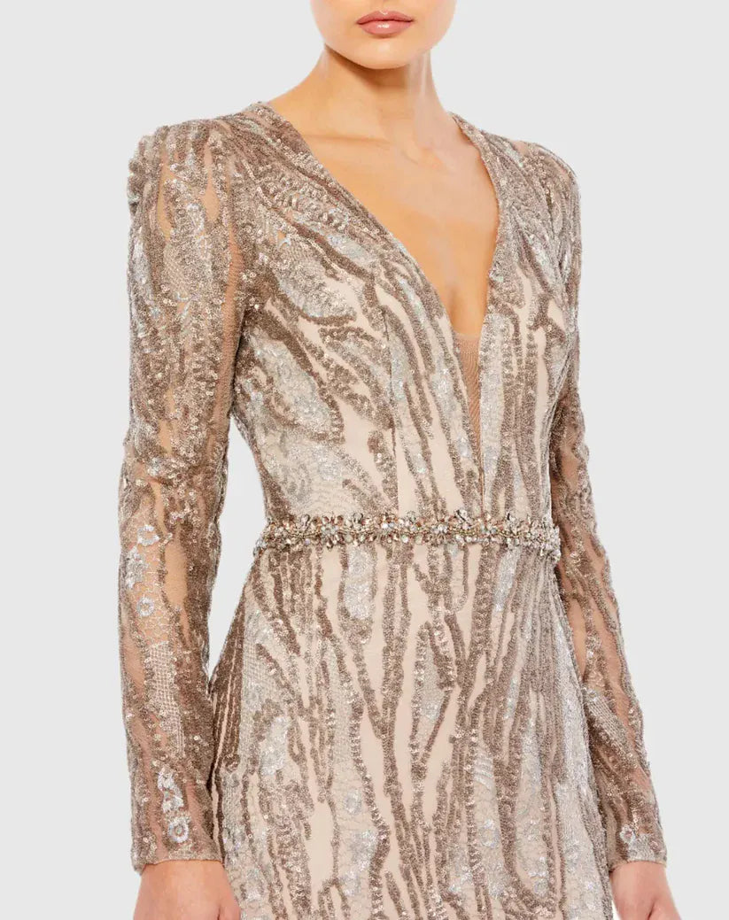 Mac Duggal MAC DUGGAL - 79358 -TAUPE