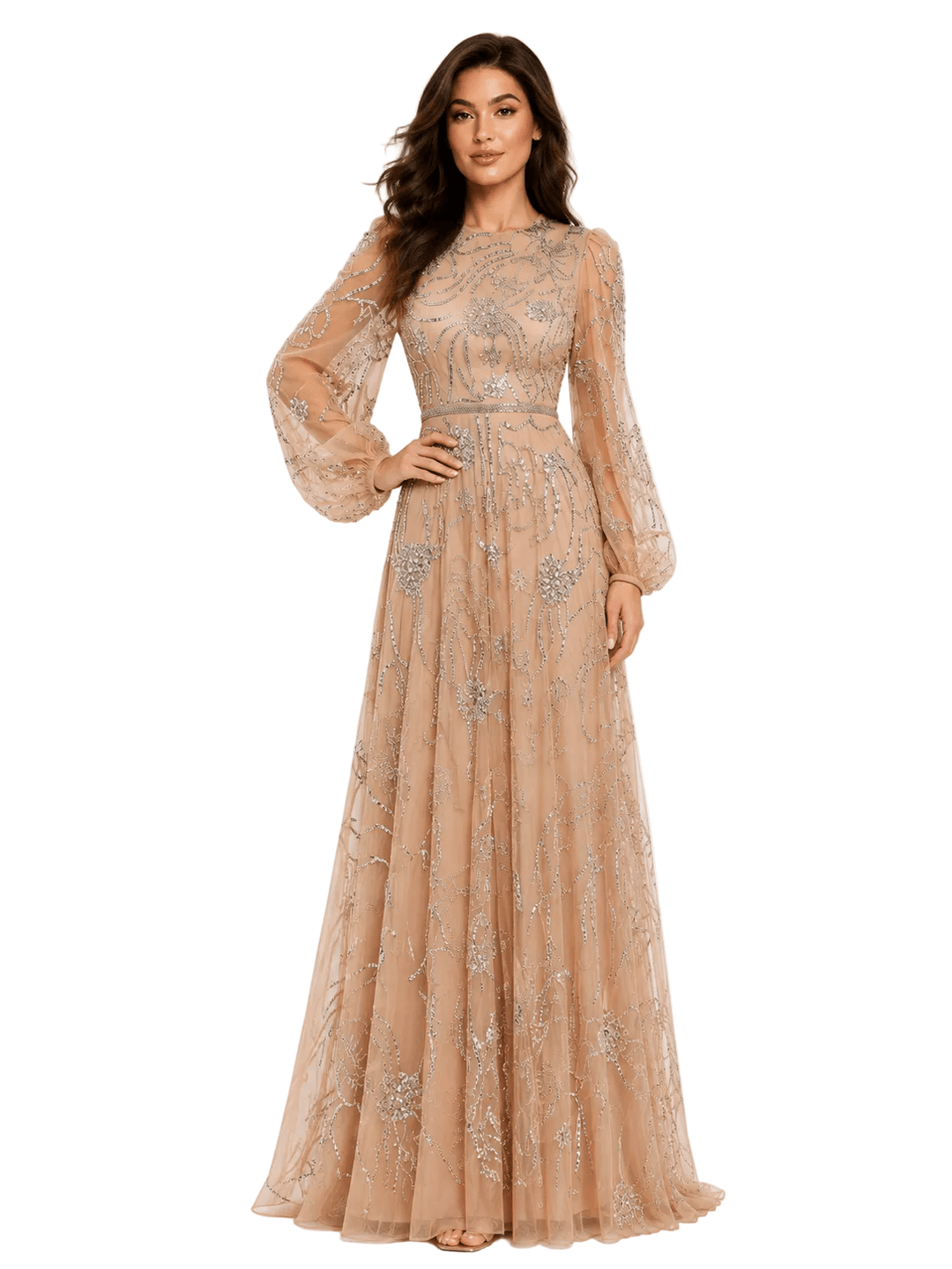 Mac Duggal Mac Duggal - 94072 -Nude-plus