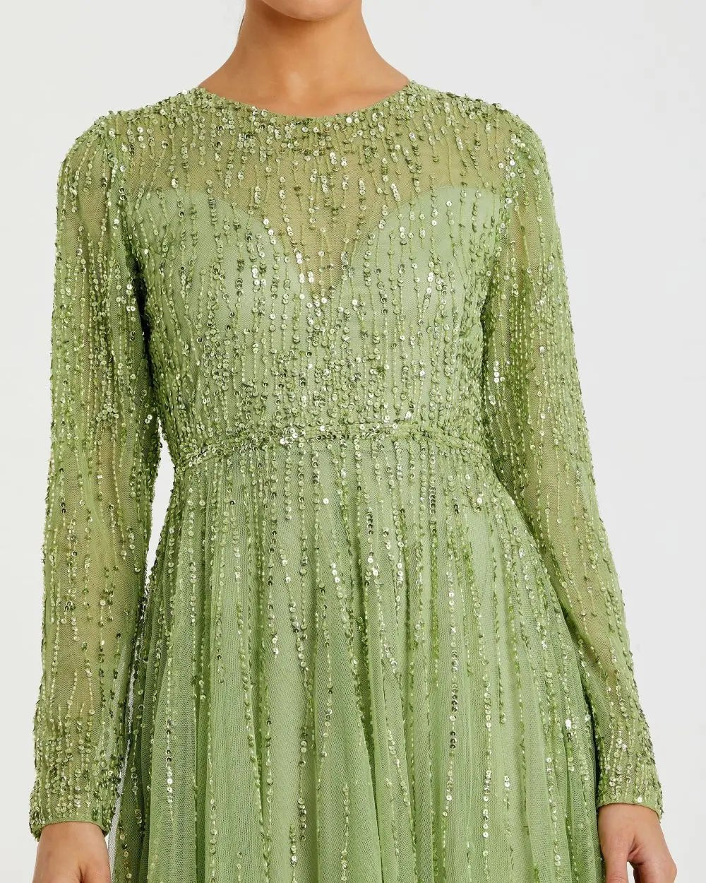 MAG DUGGAL - 5636 - SAGE - PLUS - riyadhdress