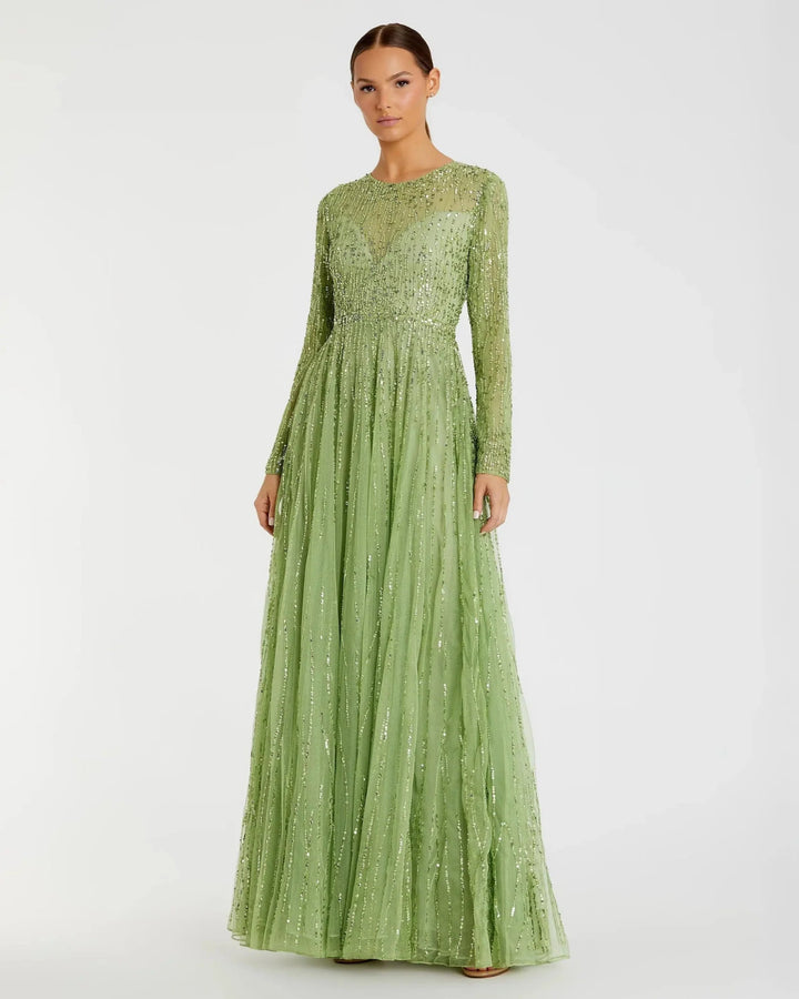 MAG DUGGAL - 5636 - SAGE - PLUS - riyadhdress