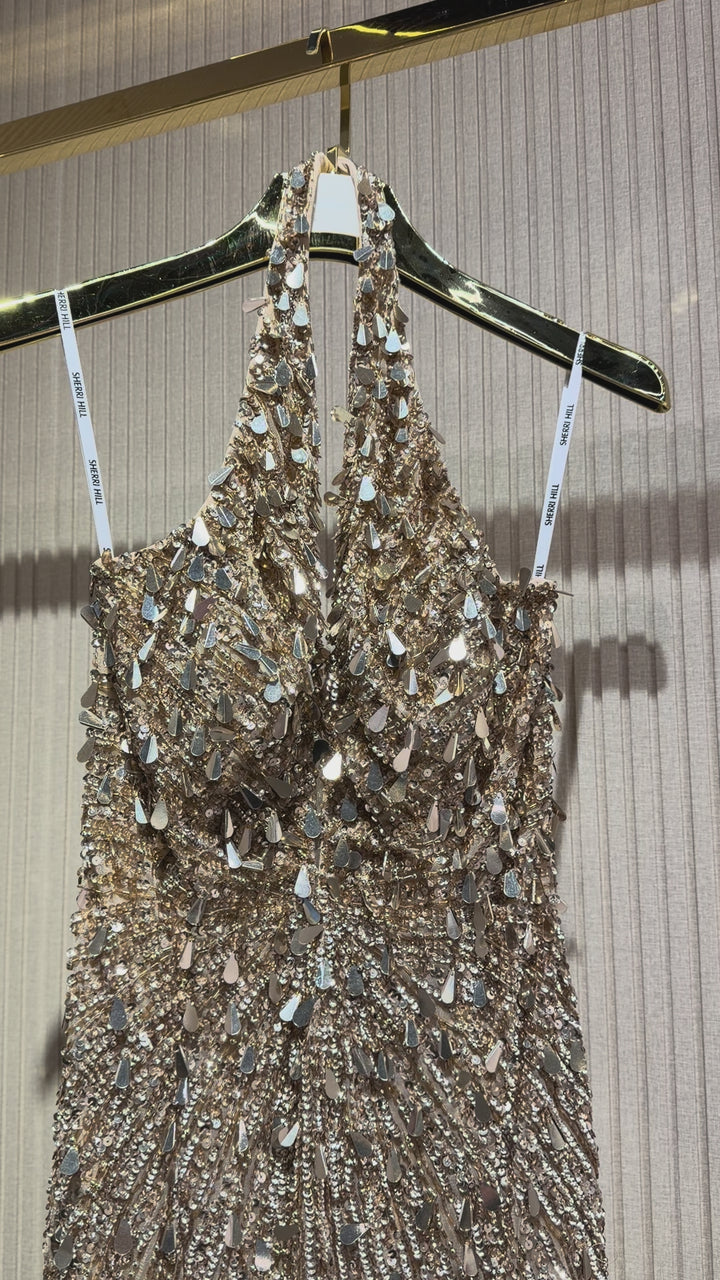 Sherri Hill - 57608 - ivory-gold