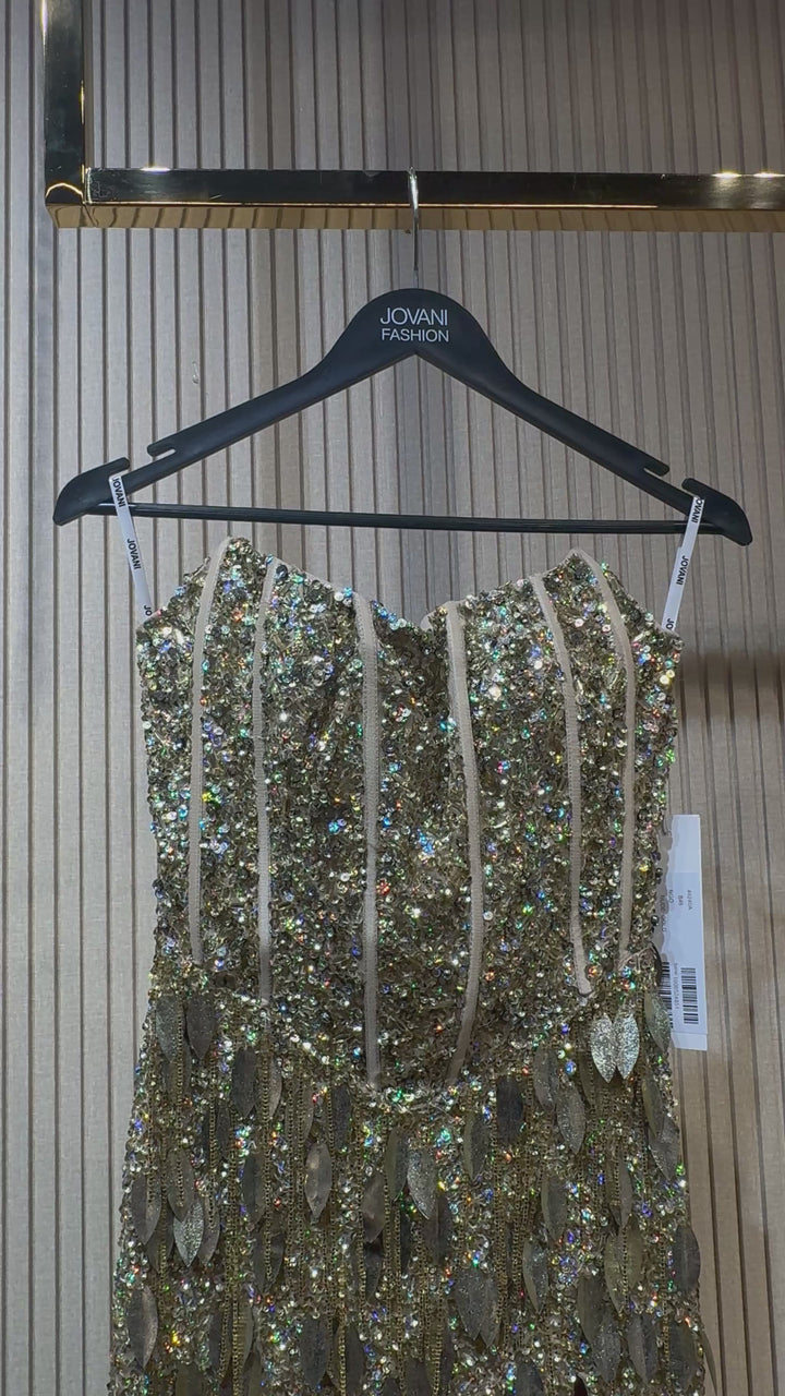 Jovani - 49240 - Nude/Gold