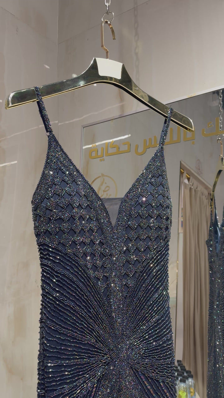 Lara - 29595-navy dresses riyadhdress