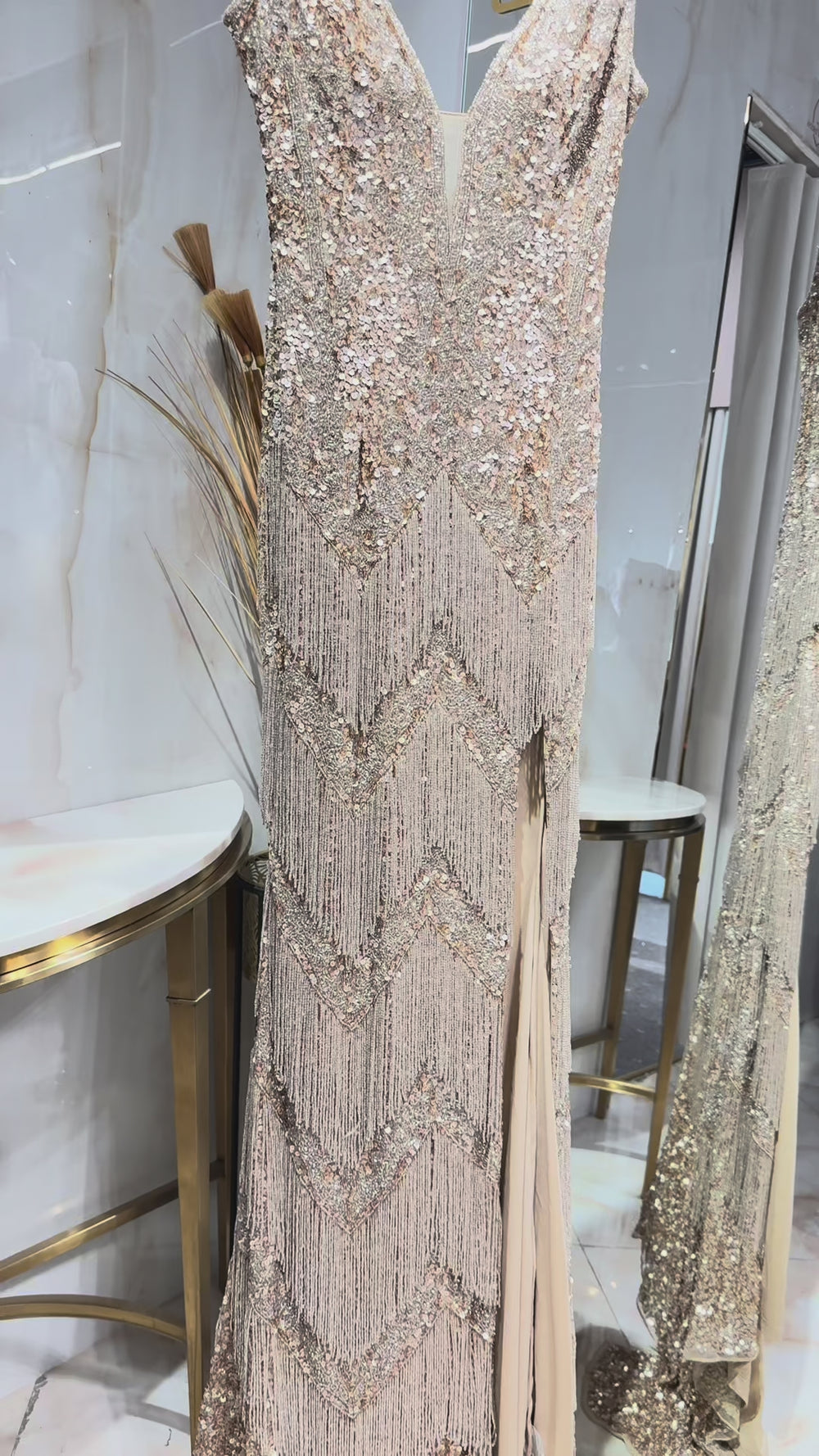 Jovani - 38847-Champagne dresses Jovani