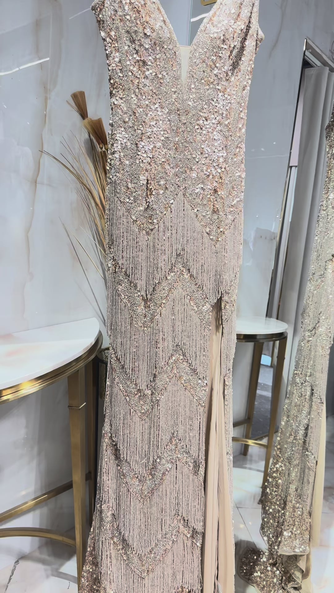 Jovani - 38847-Champagne dresses Jovani