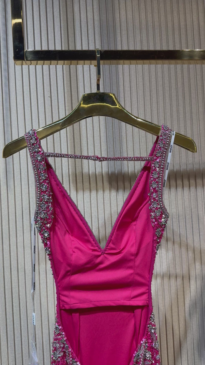 Jovani - 52442 - Pink/Silver