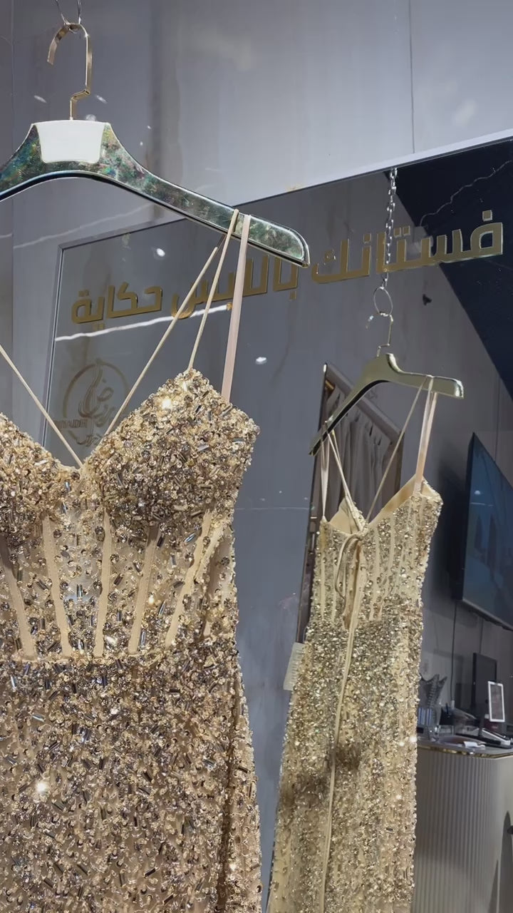 Colors - 3307 - Gold dresses Colors