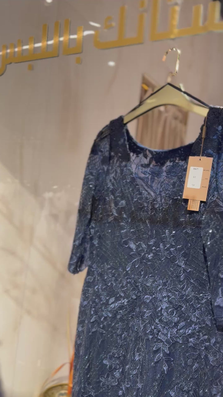 Amelia - 7045-Navy riyadhdress