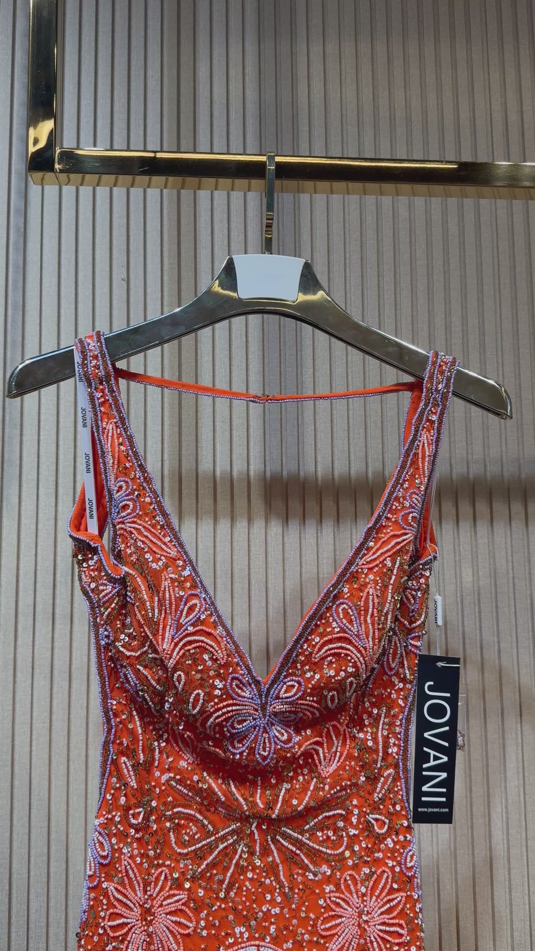 Jovani - 45533 - Orange/Multi