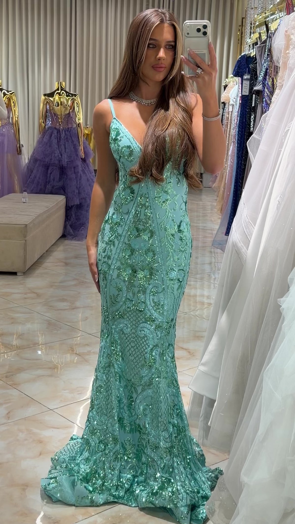 Jovani - 23839 - Mint