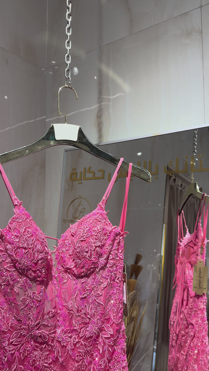 Amelia - 2120- PINK riyadhdress