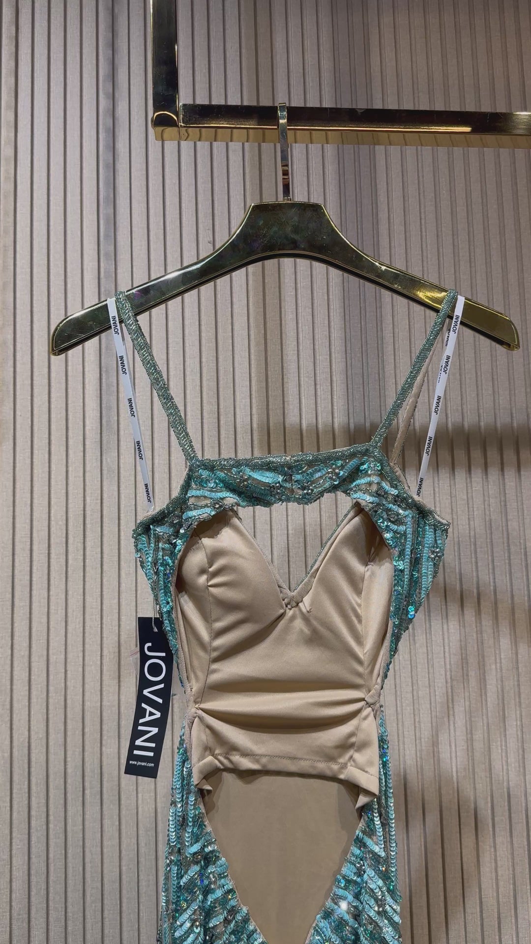 Jovani - 51590 - Nude/Blue/Silver