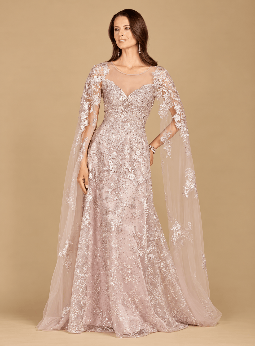 riyadhdress dresses 29300 - Lara 29300 - Light Mauve