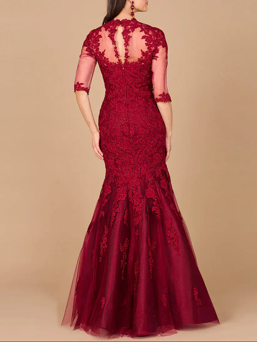 riyadhdress dresses Lara - 29019-dark red