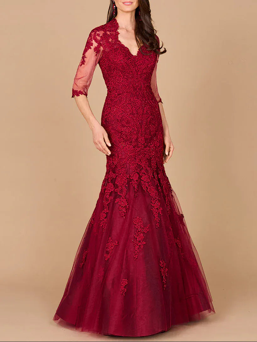 riyadhdress dresses Lara - 29019-dark red