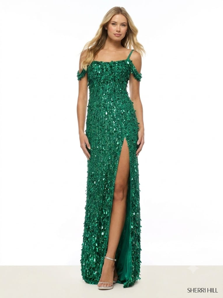 Sherri Hill dress Sherrihill-57608-jade