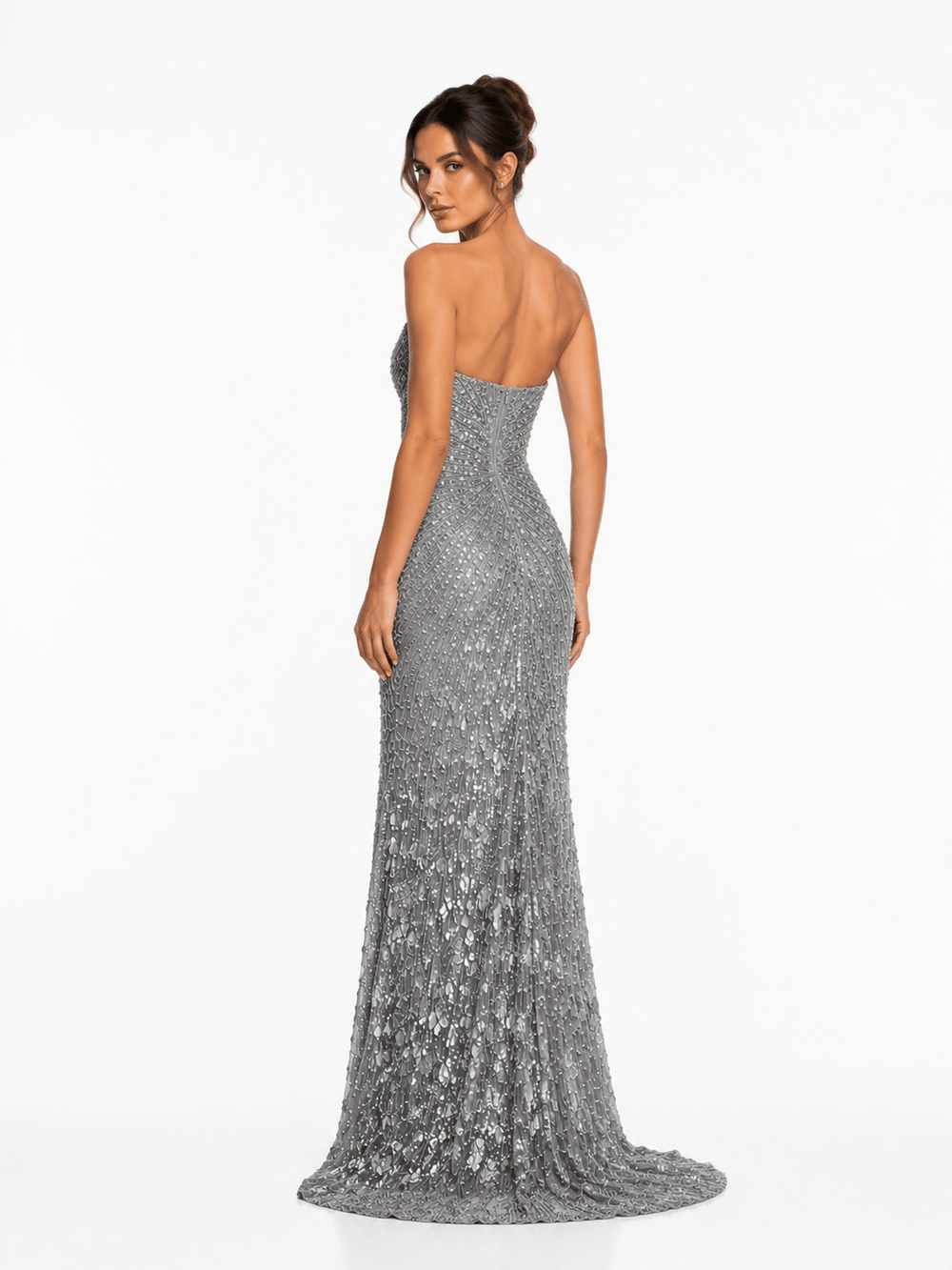 Sherri Hill dress Sherrihill-57736-silver