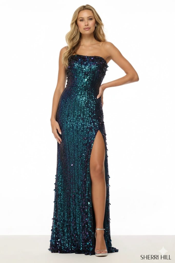Sherri Hill Sherrihill-57218-peacock
