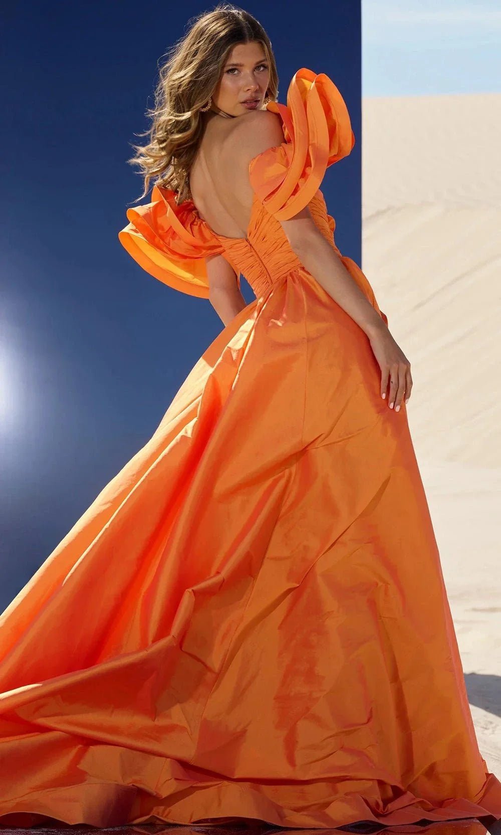 SHERRIHILL - 56743 - LIGHT ORANGE - riyadhdress