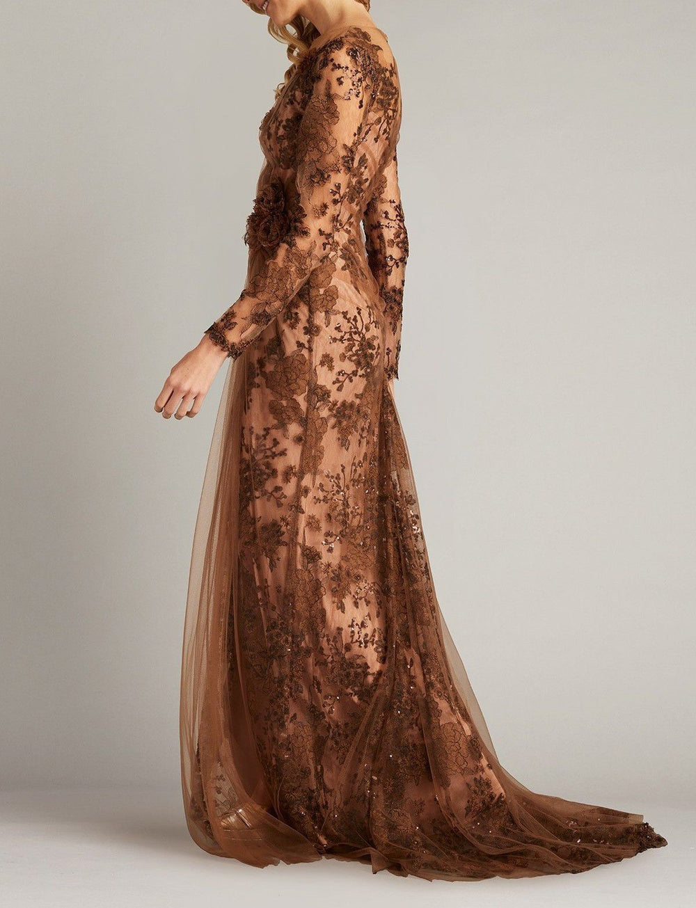 TADASHI SHOJI - CGU24895 - BROWN - riyadhdress