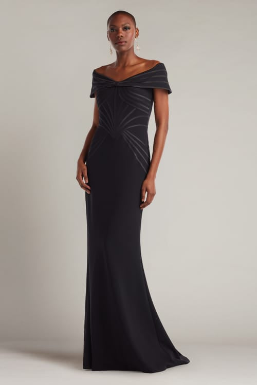 Tadashi Shoji Tadashi Shoji - Bos25683L -Black