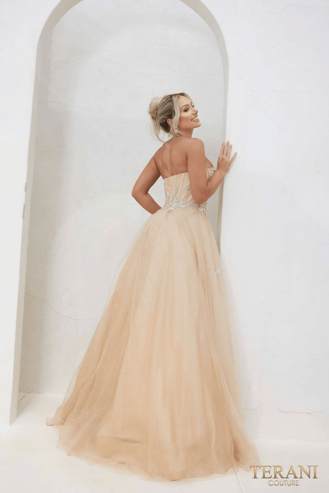 TERANI - 241P2216 - CHAMPAGNE - riyadhdress