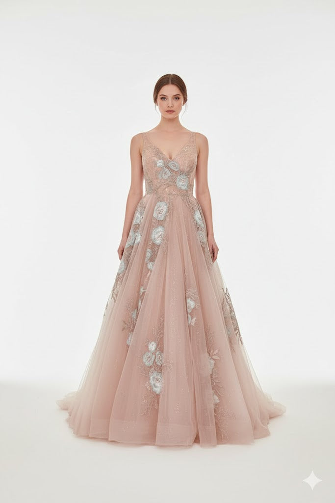 Andrea And Leo - A0893 - Blush dresses Andrea and Leo